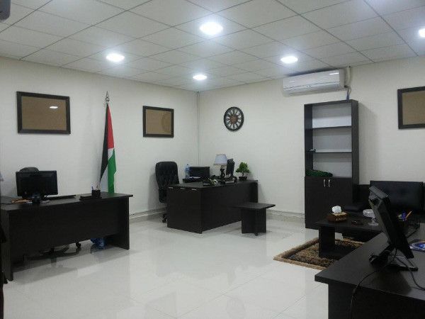 مكتب للايجار مفروش كامل في رام الله